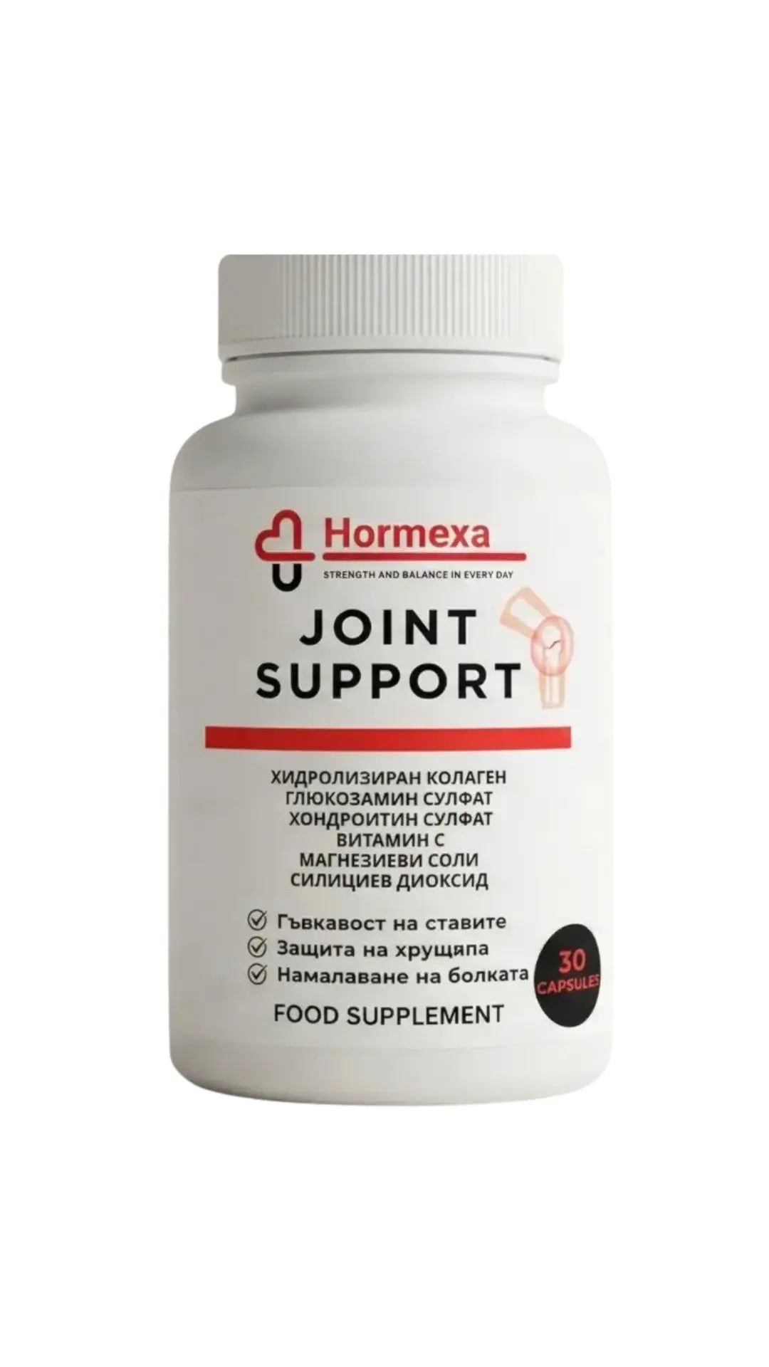 Joint Support – Подкрепа за Ставите с Колаген, Глюкозамин и Хондроитин | Hormexa