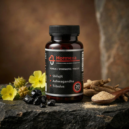 Formula naturala cu Shilajit, Ashwagandha si Tribulus | Hormexa