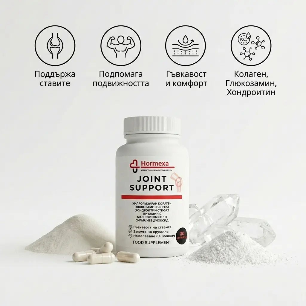 Joint Support – Подкрепа за Ставите с Колаген, Глюкозамин и Хондроитин | Hormexa